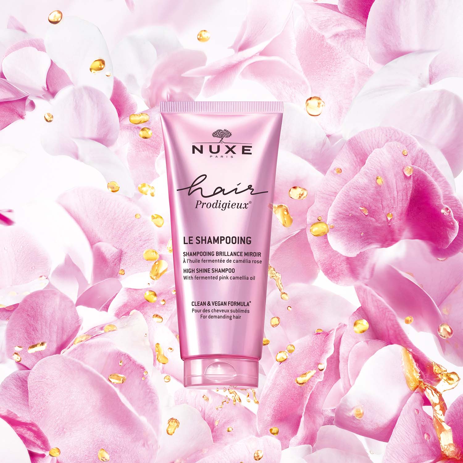 HAIR PRODIGIEUX HIGH SHINE SHAMPOO NUXE (SHAMPOO NUTRITIVO PARA UN BRILLO SUBLIME)